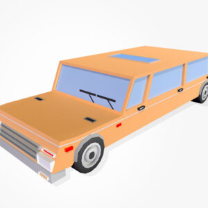 car 3d model, cartoon car 3d model, 3d cartoon car,