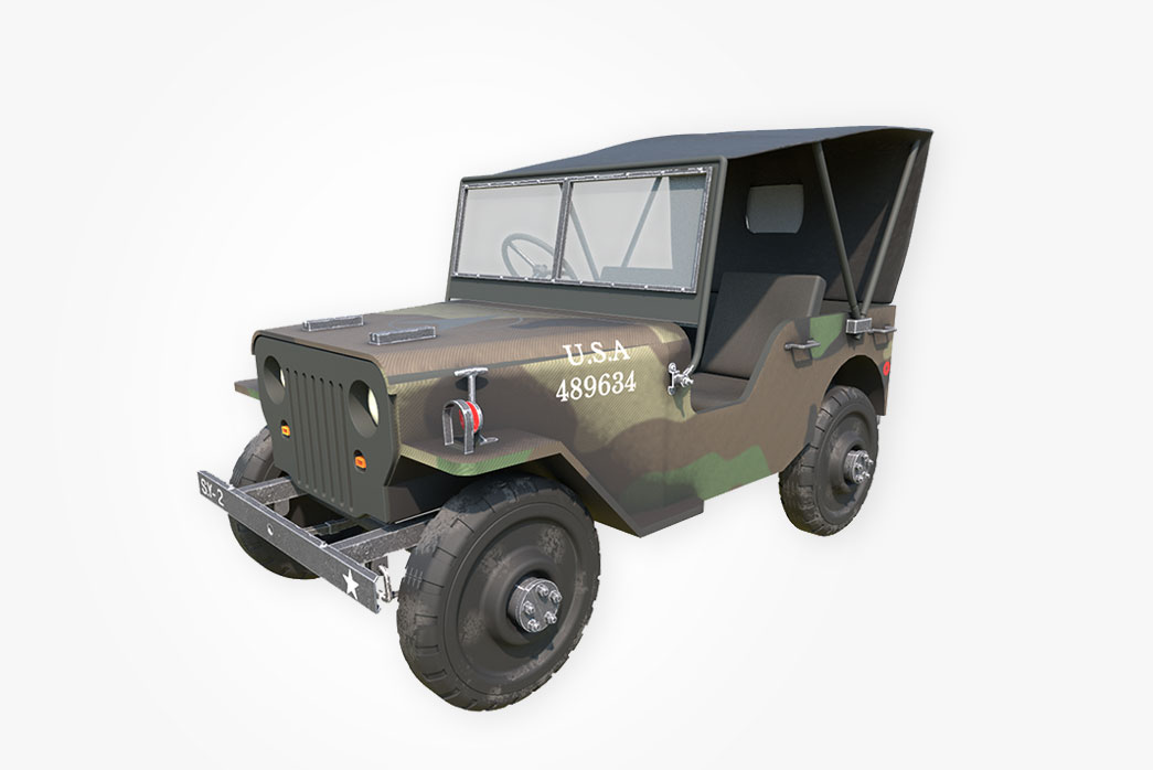 jeep 3d model, 3d model jeep, military jeep 3d model, 3d military jeep,