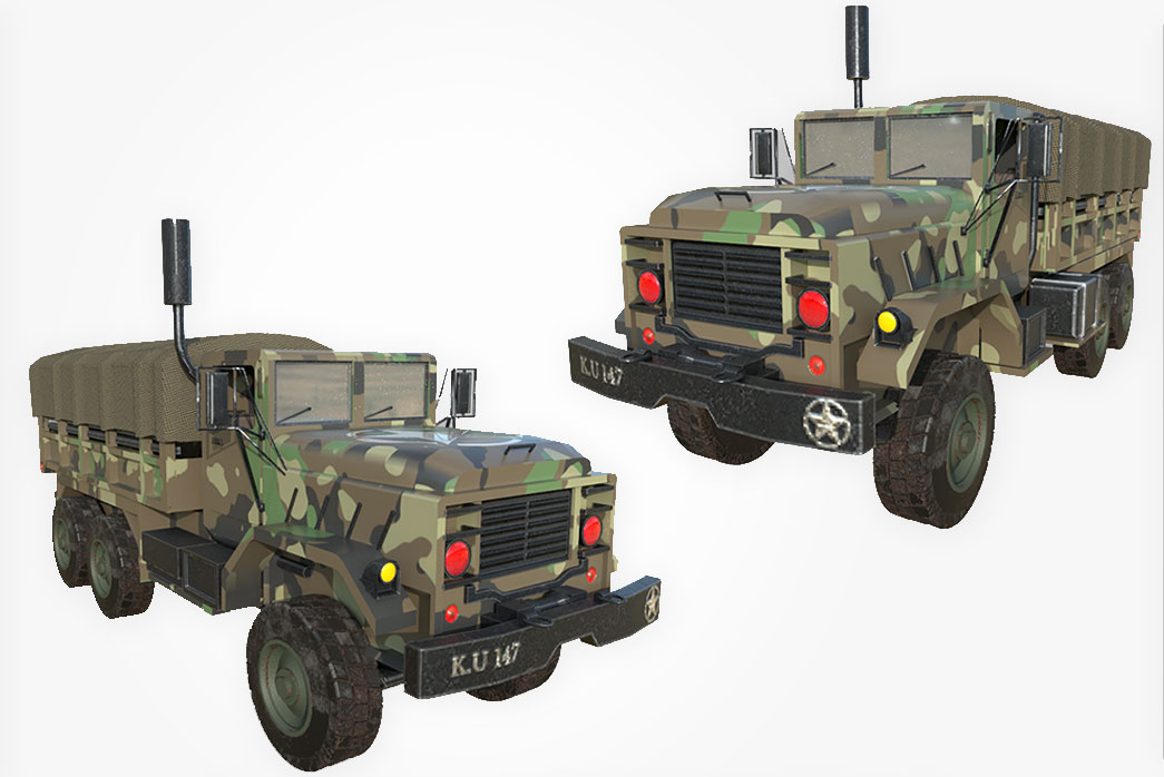 army truck 3d model, 3d army truck, military vehicle, 3d military vehicle,