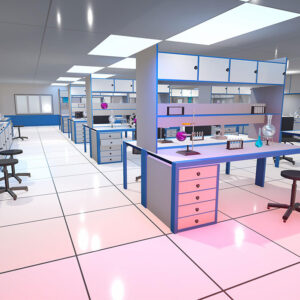 laboratory interior 3d model, science laboratory, 3d lab, laboratory equipment,