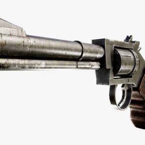 revolver 3d model, webley revolver 3d model, 3d pistol,