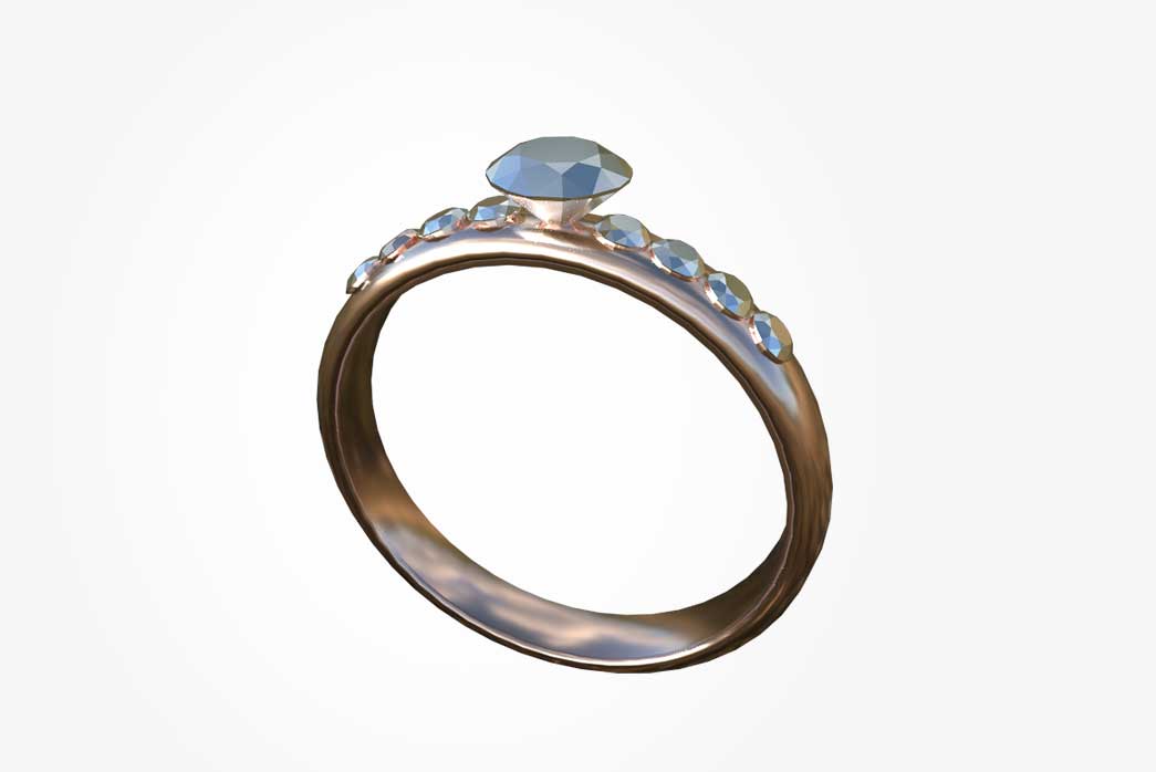 ring 3d model, 3d model ring, 3d metal ring, finger ring 3d model,